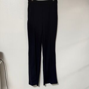 SHEIN Black Boot-Cut Dress Pants with Front Seam